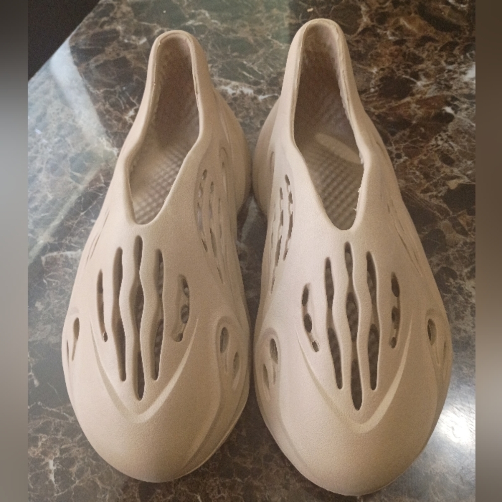Men's Slip-On Ventilated Casual Sandals - Beige